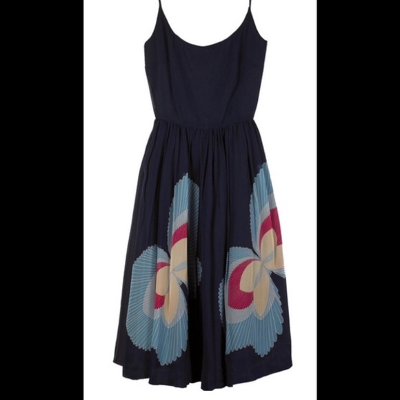Anthropologie Dresses & Skirts - Anthropologie  butterfly print strapless dress